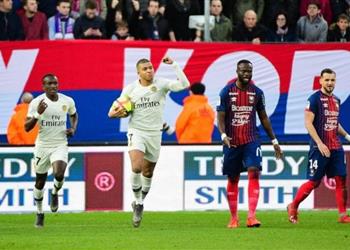 ثنائية مبابي تقلب تأخر باريس سان جيرمان لفوز صعب أمام كان بالدوري الفرنسي