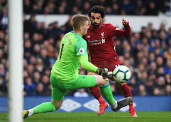 فيديو رقم سلبي لمحمد صلاح في البريميرليج بعد اهداره انفراد أمام إيفرتون بديربي الميرسيسايد