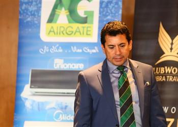 بالصور مؤتمر نبذ التعصب أشرف صبحي رئيس الزمالك استقبل الأهلي بشكل رائع