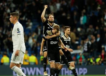 أياكس يكرر إنجازه في دوري الأبطال بعد الإطاحة بريال مدريد