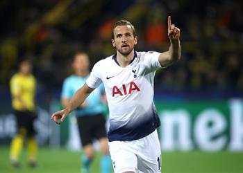 هاري كين يدخل تاريخ توتنهام بهدفه أمام بوروسيا دورتموند في دوري الأبطال
