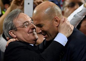 عرض مغري من بيريز لإعادة زيدان إلى ريال مدريد