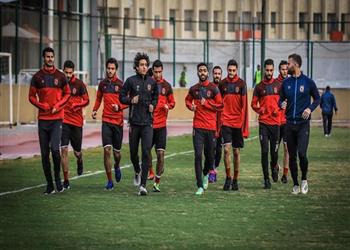 تدريبات تأهيلية لثلاثي الأهلي المصاب