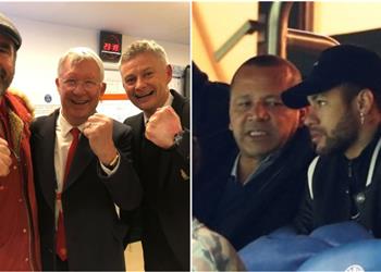 توابع الإقصاء من دوري الأبطال شجار بين والد نيمار وأسطورة يونايتد بعد ريمونتادا مانشستر