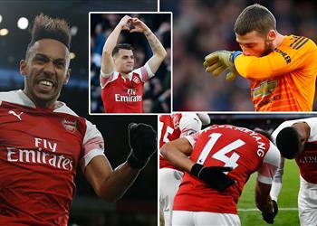 بالفيديو آرسنال يتخطى مانشستر يونايتد بثنائية ويقتحم المربع الذهبي بالبريميرليج في غياب النني