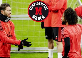 ماركا شجار عنيف بين راموس ومارسيلو في تدريبات ريال مدريد