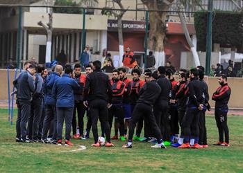 مران الأهلي غياب الشناوي عمرو جمال يواصل التأهيل ولاسارتي يجتمع بمدافع الفريق