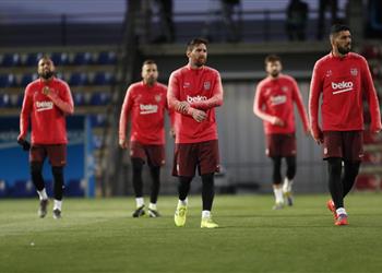 أنباء سارة في تدريبات برشلونة قبل مواجهة ليون