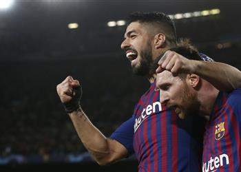 سواريز يعلق على ركلة الجزاء أمام ليون وخصم برشلونة المنتظر في ربع نهائي الأبطال