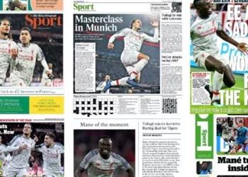 الصحافة البريطانية الرائعون الأربعة ليفربول يصعق بايرن ميونخ ويلتحق بالأندية الإنجليزية