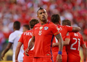 فيدال ينضم لقائمة تشيلي لمواجهة المكسيك وأمريكا في مارس