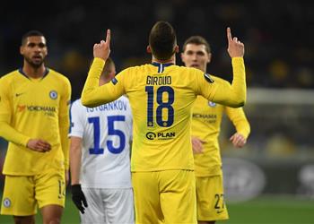 بالفيديو تشيلسي يكتسح دينامو كييف بخماسية ويتأهل لربع نهائي يوروباليج