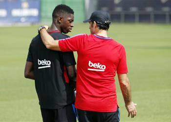 فالفيردي أنا صاحب قرار مشاركة ديمبلي أمام ليون رغم المخاطرة