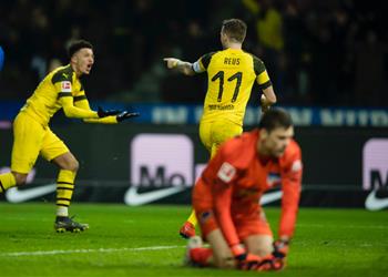ريوس ينقذ دورتموند من فخ هرتا برلين بفوز قاتل للحفاظ على الصدارة