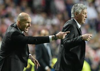 أنشيلوتي عن عودة زيدان لريال مدريد زواج مثالي