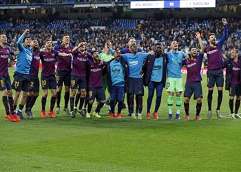 برشلونة يستفز ريال مدريد باليوم العالمي للسعادة