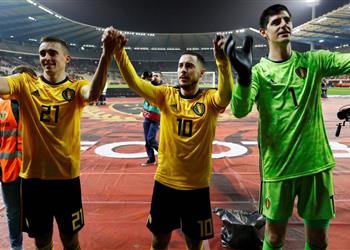 هازارد يسخر من كورتوا بعد الخطأ أمام روسيا حاول أن يراوغ مثلي