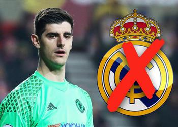 تصريحات كورتوا رد ا على اهتمام ريال مدريد أنا سعيد في تشيلسي وأتمنى توقيع عقد جديد