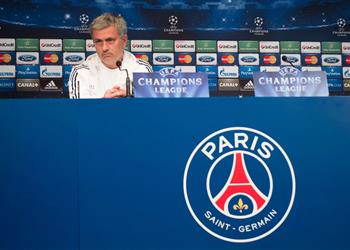 ناصر الخليفي يراقب جوزية مورينيو لتدريب باريس سان جيرمان