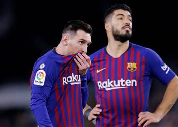 أس تزف خبر ا سار ا لبرشلونة عن ميسي وسواريز