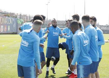 برشلونة يعلن موقف ثنائي الفريق من المشاركة أمام إسبانيول