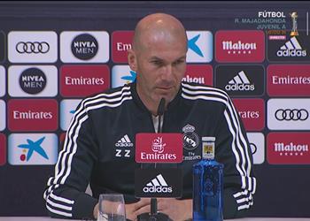 زيدان يشدد على صعوبة مواجهة هويسكا وي علن غياب كورتوا