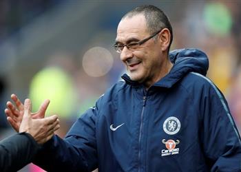 ساري يدافع مجدد ا عن قراره بتواجد هازارد وكانتي على دكة البدلاء أمام كارديف