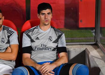 كورتوا يواصل الغياب عن تدريبات ريال مدريد قبل مواجهة فالنسيا