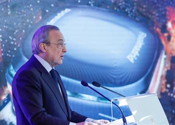 بالصور والفيديو بيريز يكشف خطة ريال مدريد لتطوير ملعب سانتياجو برنابيو