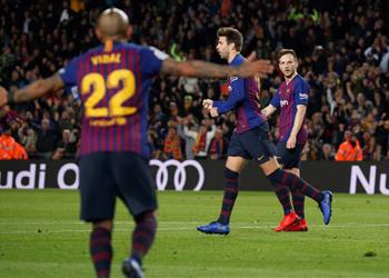 أس ثلاثة لاعبين من برشلونة مهددين بالإيقاف عن مباراة أتلتيكو مدريد