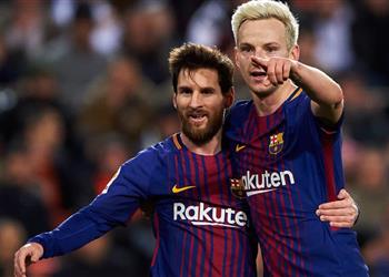 راكيتيتش محظوظون بميسي وفخور بوجودي في برشلونة