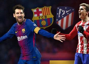 موعد والقناة الناقلة ومعلق مباراة برشلونة وأتلتيكو مدريد في الدوري الإسباني اليوم