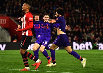 لوفرين يسخر من احتفال محمد صلاح بعد هدفه في شباك ساوثهامبتون