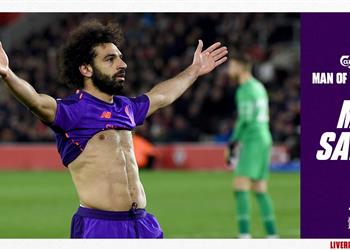 جماهير ليفربول تختار محمد صلاح كرجل مباراة ساوثهامبتون