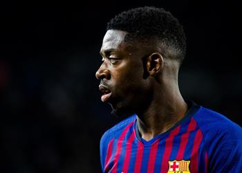 ديمبلي يعود لتدريبات برشلونة قبل مواجهة مانشستر يونايتد في دوري الأبطال