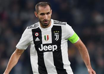 شكوك حول مشاركة كيليني في مباراة يوفنتوس وأياكس بدوري الأبطال