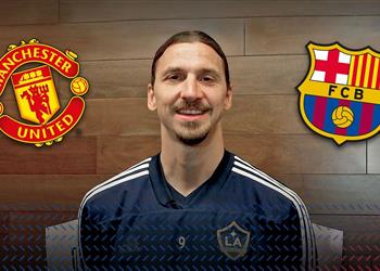 إبراهيموفيتش أتوقع مباراة مثيرة بين برشلونة ومانشستر يونايتد وميسي وبوجبا يحدثان الفارق دائم ا