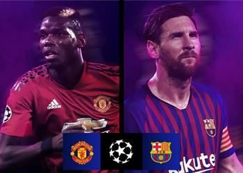 موعد والقناة الناقلة لمباراة مانشستر يونايتد وبرشلونة في دوري أبطال أوروبا اليوم