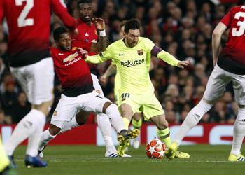 بالفيديو النيران الصديقة تمنح برشلونة فوز ا صعب ا على مانشستر يونايتد بدوري أبطال أوروبا