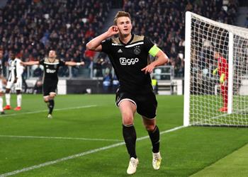 دي ليخت الفوز بدوري الأبطال أقصينا يوفنتوس وريال مدريد