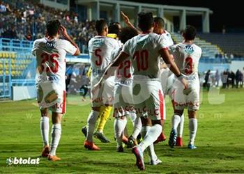 عمر السعيد يحرز هدف التقدم لـ الزمالك في مرمى الإسماعيلي
