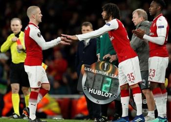 تشكيل آرسنال أمام نابولي النني وأوزيل على مقاعد البدلاء