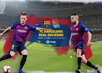 موعد والقناة الناقلة ومعلق مباراة برشلونة وريال سوسييداد في الدوري الإسباني اليوم