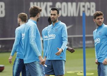 برشلونة يواصل تدريباته استعداد ا لألافيس وتوديبو يغيب