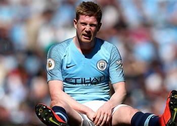 جوارديولا يوضح حالة دي بروين ومدى إمكانية مشاركته أمام مانشستر يونايتد