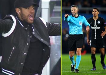رسمي ا الويفا يعلن إيقاف نيمار مباريات في دوري أبطال أوروبا