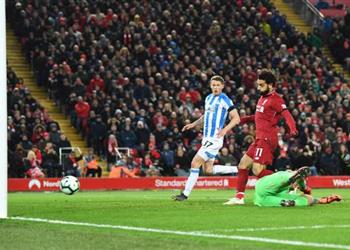 بالفيديو صلاح يسجل ويصنع ويقود ليفربول لاكتساح هدرسفيلد وللصدارة المؤقتة