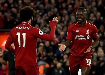 بالفيديو محمد صلاح يسجل الهدف الثالث لليفربول في شباك هدرسفيلد