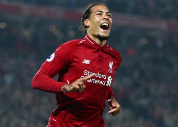 استفتاء بي بي سي فان ديك أفضل لاعب في الدوري الإنجليزي