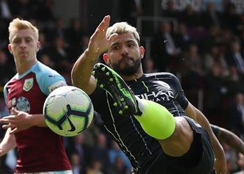 فيديو أجويرو يحقق إنجاز ا في البريميرليج بتسجيله هدف أمام بيرنلي